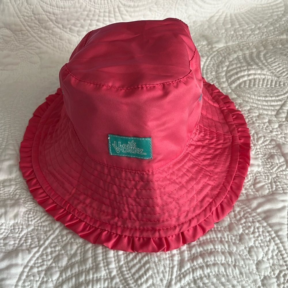 UV Skinz SPF 50+ Adjustable Bucket Hat Size 7 Gently used Pink